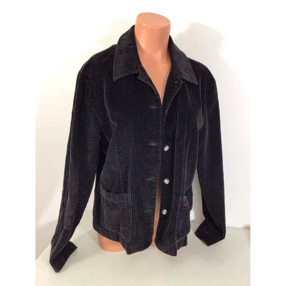 Talbots Corduroy Coat Jacket Womens Medium - Picture 1 of 7